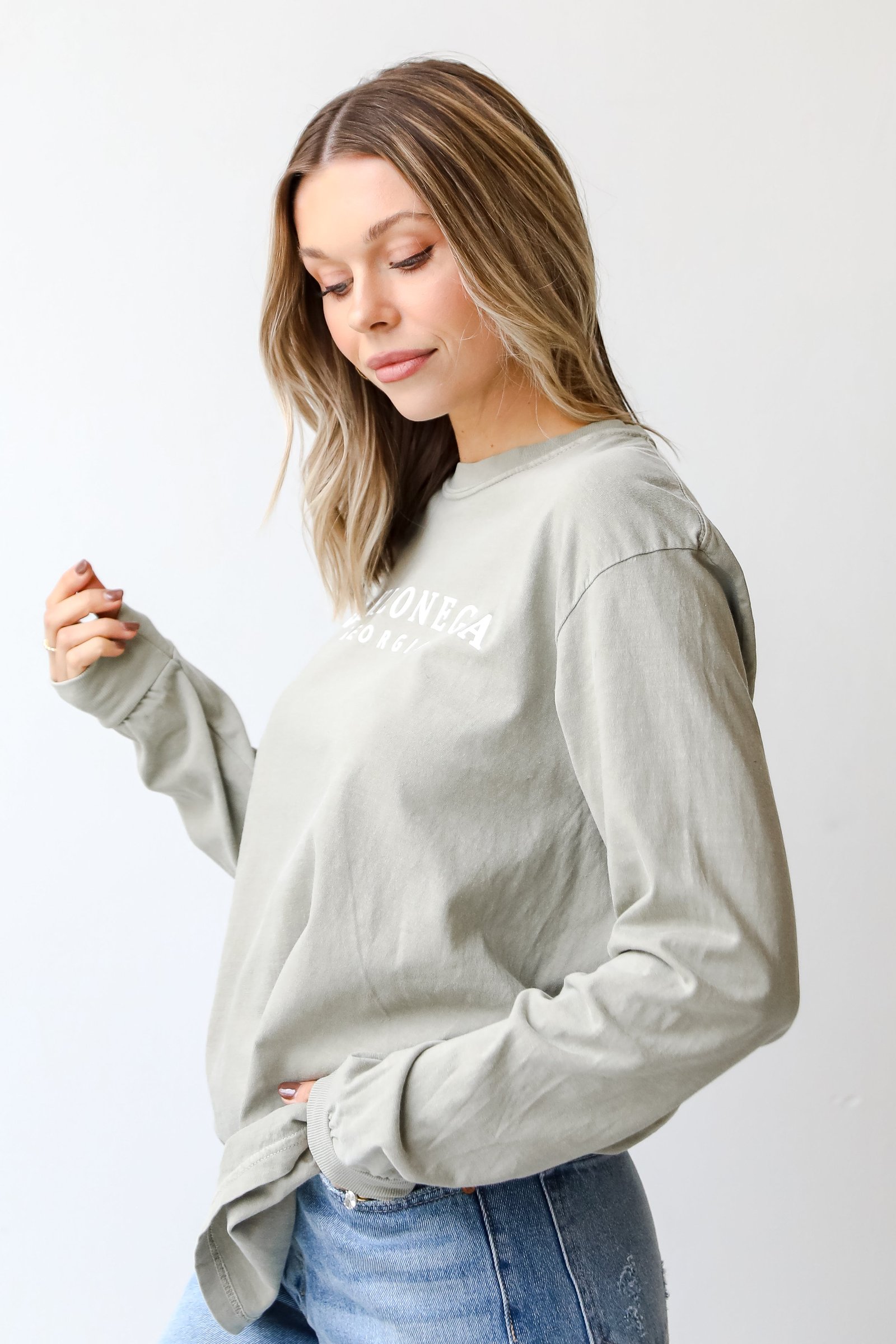 Olive Dahlonega Georgia Long Sleeve Tee